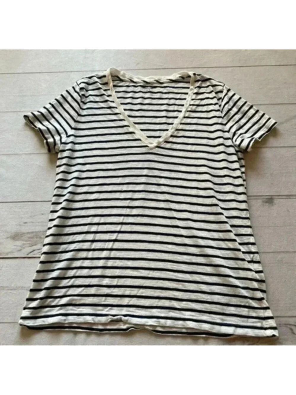 Madewell Striped Short Sleeve Tee Size S